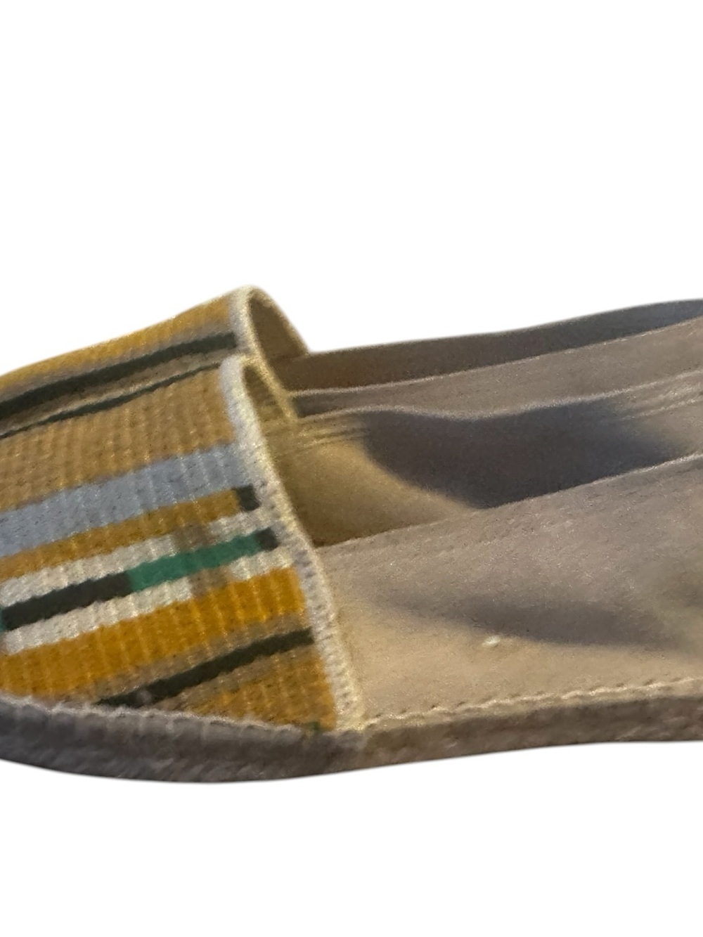 Guanabana Men’s Woven Stripe Espadrille Slip-On - Yellow & Multi-Color - Picture 8 of 11